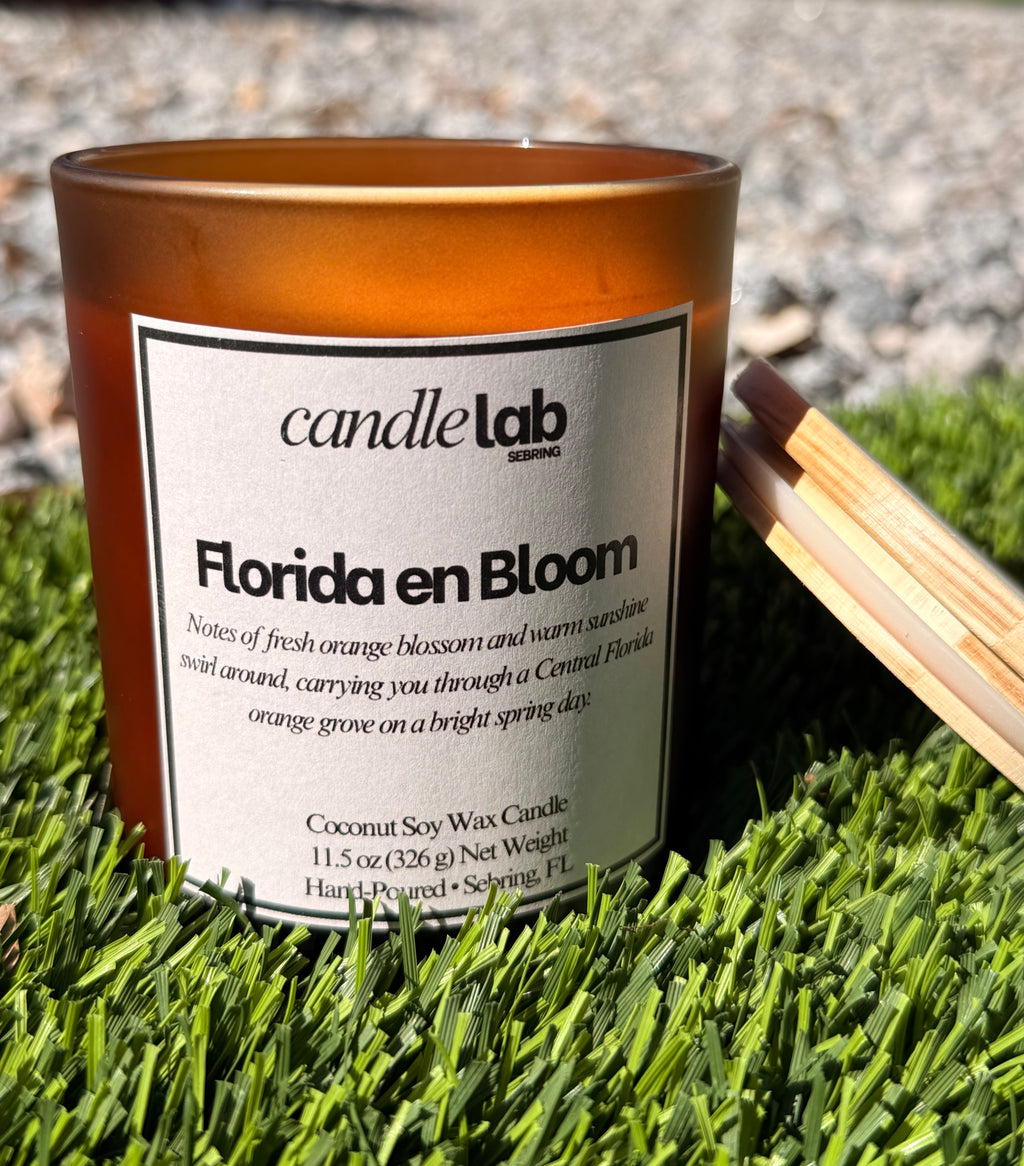 Florida en Bloom Candle - Orange Blossom Scent