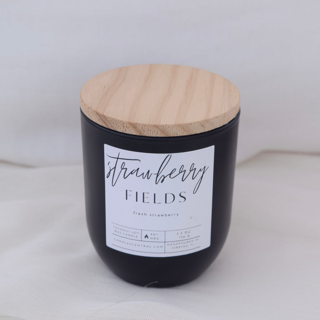 Strawberry Fields, a fruity strawberry scented candle